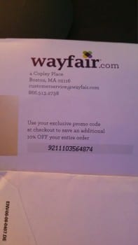 Wayfair Coupon Codes Additional 10 Off Discount Online Coupons